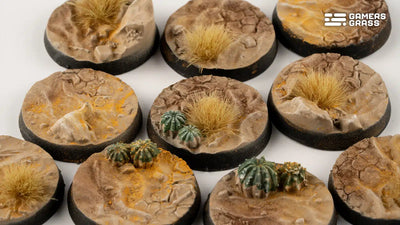 GamersGrass Deserts of Maahl Bases, Round 25mm (x10)