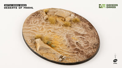 GamersGrass Deserts of Maahl Bases, Oval 120mm (x1)
