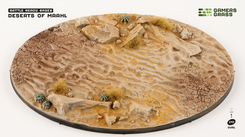 GamersGrass Deserts of Maahl Bases, Oval 170mm (x1)