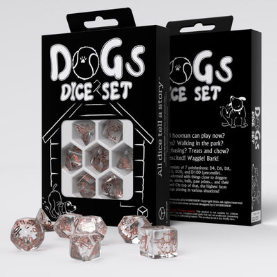 Dogs Dice Set: Bubbles (Q-Workshop) (SDOG04)