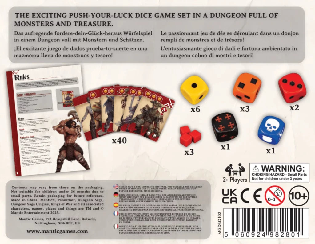 Dungeon Saga Origins: The Dice Game