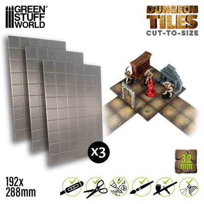 Dungeon Tiles 32mm (Green Stuff World)