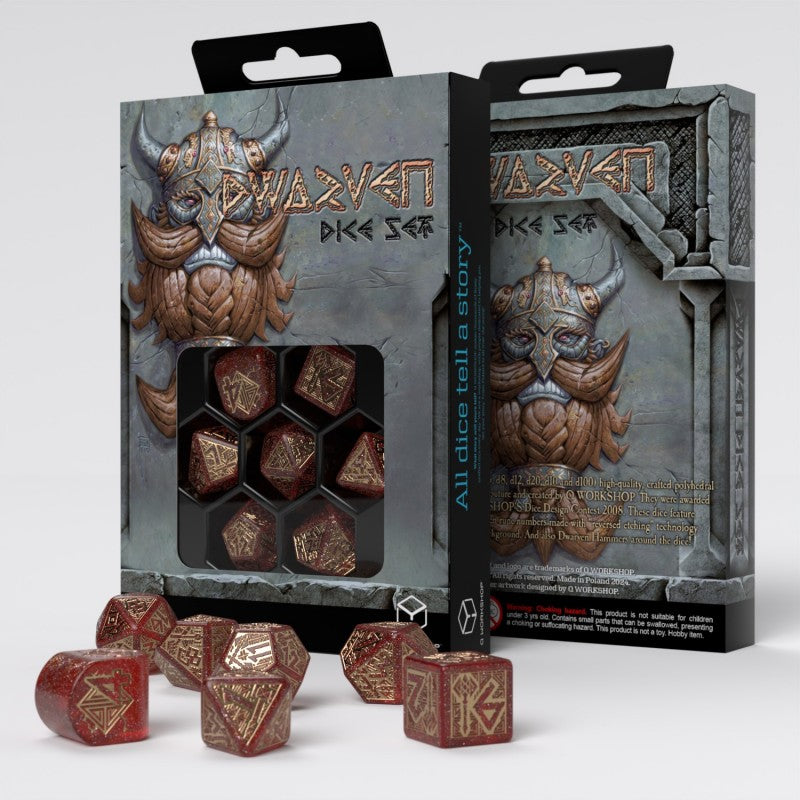 Dwarven Dice Set: Jewels (Q-Workshop) (RDWA09)