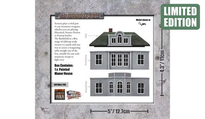 Battlefield in a Box: European Manor House (Grey/Green - Limited Edition) (BB175B)