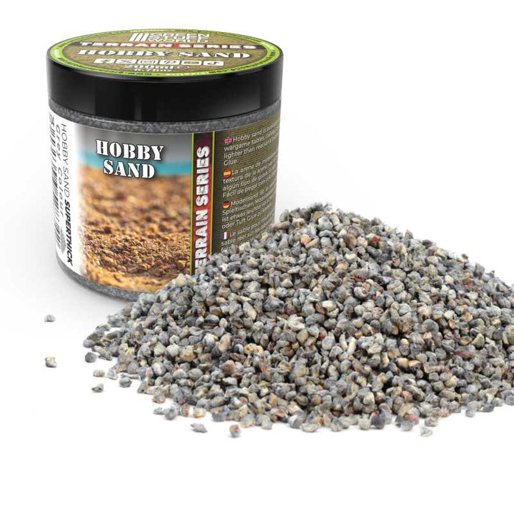 Extra Thick Hobby Sand - Dark Grey 200ml (Green Stuff World)