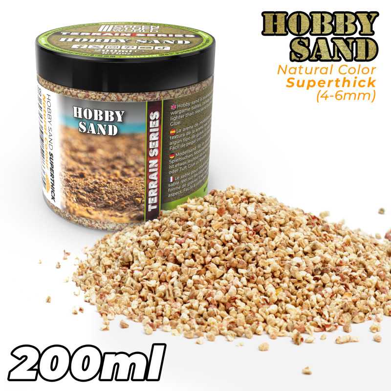 Extra Thick Hobby Sand - Natural 200ml (Green Stuff World)