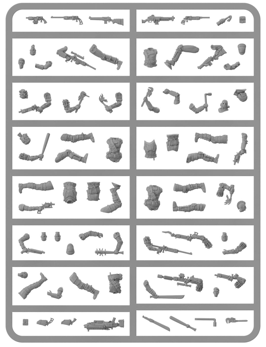 Fallout: Miniatures - Wasteland Raiders Core Box (Plastic)