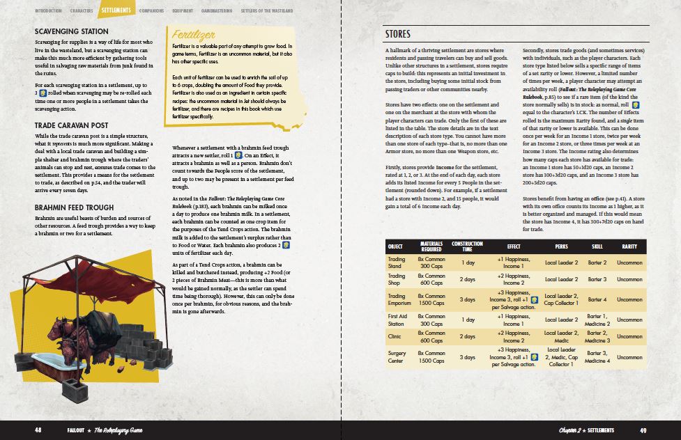 Fallout: The Roleplaying Game Settler's Guide Book