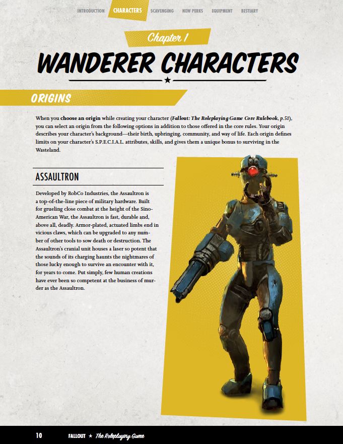 Fallout: The Roleplaying Game Wanderer's Guide Book