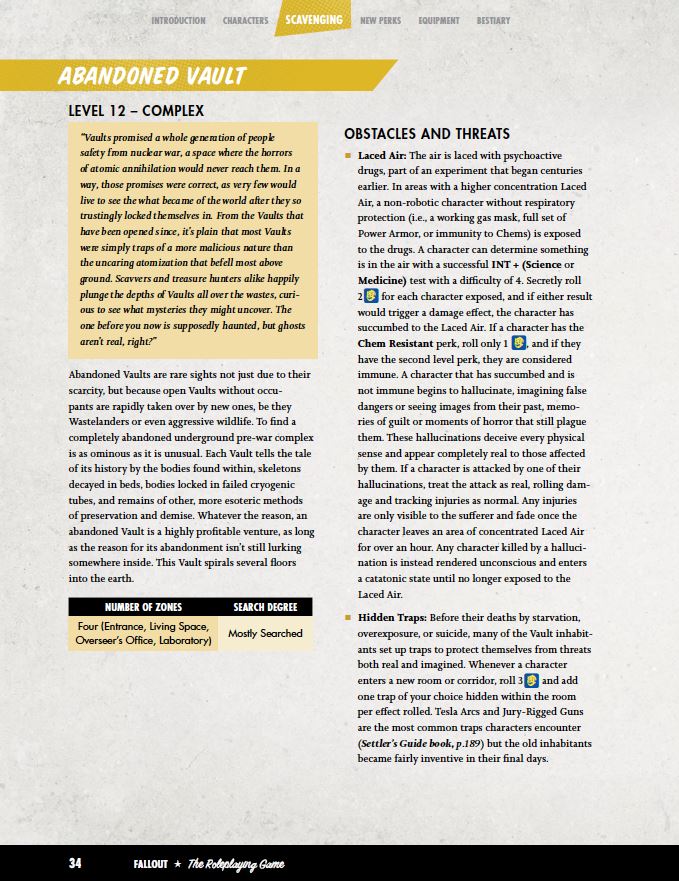 Fallout: The Roleplaying Game Wanderer's Guide Book