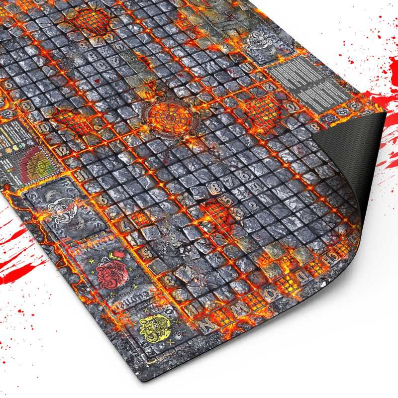 Fantasy Football Neoprene Mat - Hellcore Pitch (Green Stuff World)