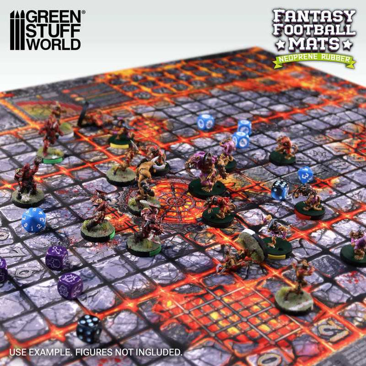 Fantasy Football Neoprene Mat - Hellcore Pitch (Green Stuff World)