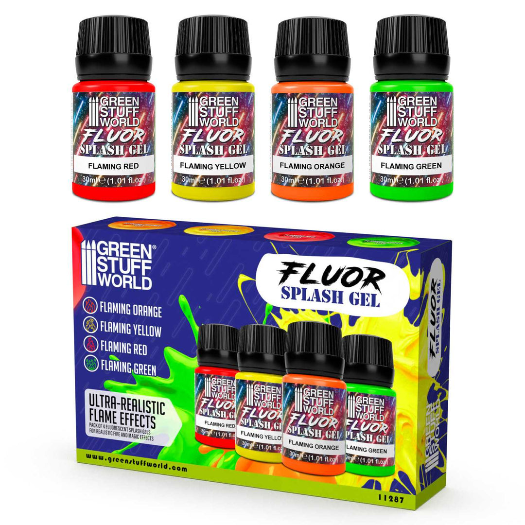 Flaming Splash Gel Set 30 ml (Green Stuff World)