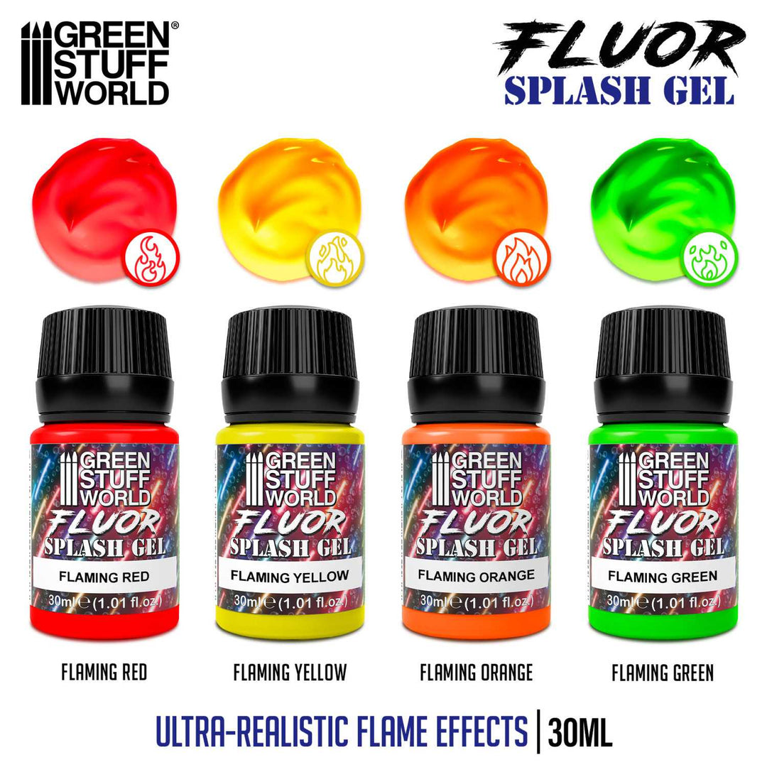 Flaming Splash Gel Set 30 ml (Green Stuff World)