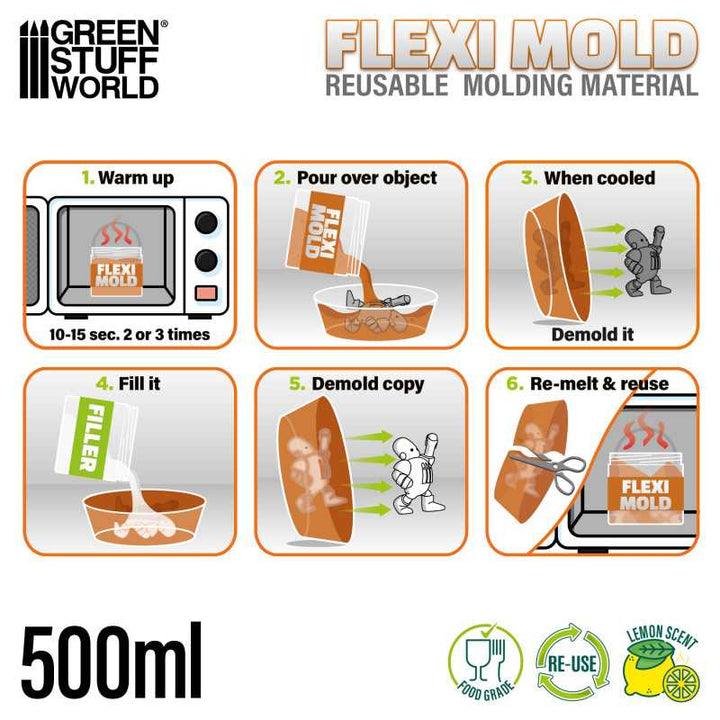 Flexi Mold - Reusable Molding Material (Green Stuff World)