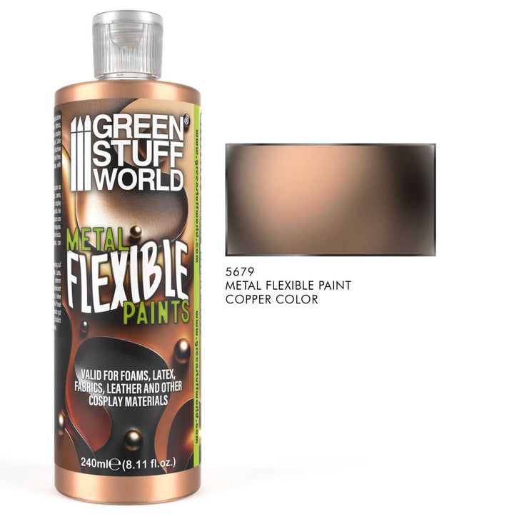 Flexible Metallic Copper Paint 240ml (Green Stuff World)