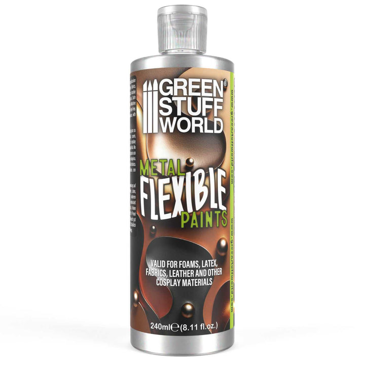 Flexible Metallic Silver Paint 240ml (Green Stuff World)