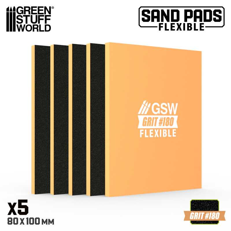 Flexible Sanding Pads 180 grit (Green Stuff World)