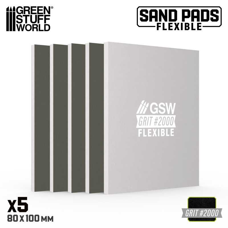 Flexible Sanding Pads 2000 grit (Green Stuff World)