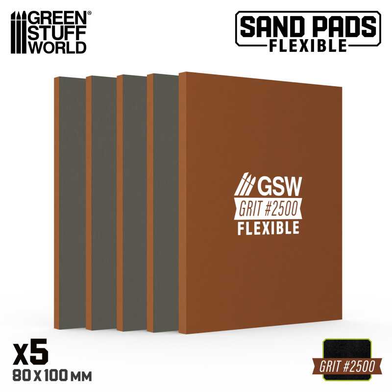 Flexible Sanding Pads 2500 grit (Green Stuff World)