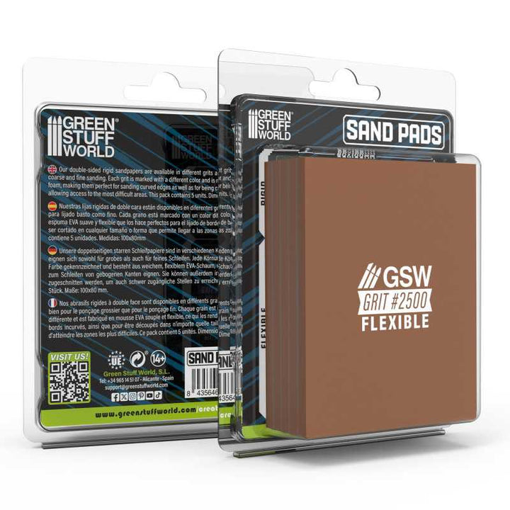 Flexible Sanding Pads 2500 grit (Green Stuff World)