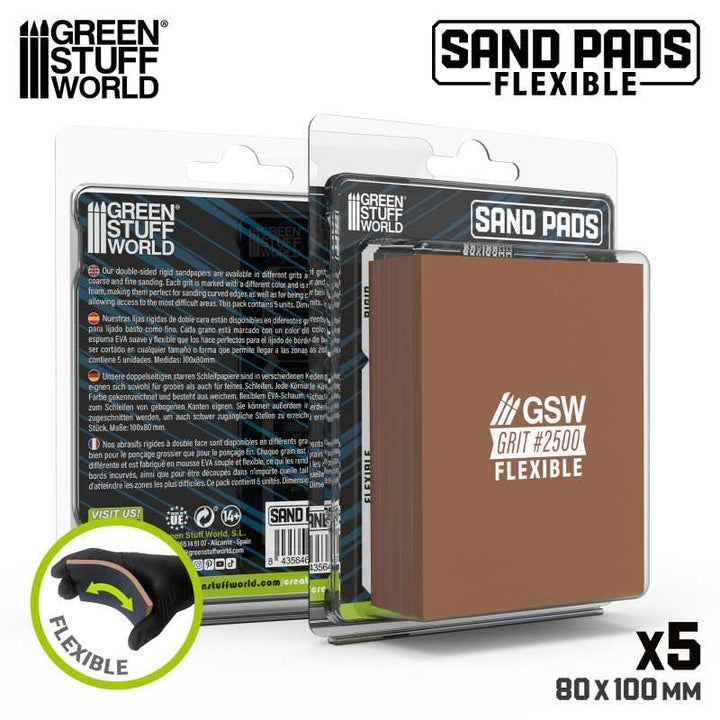 Flexible Sanding Pads 2500 grit (Green Stuff World)