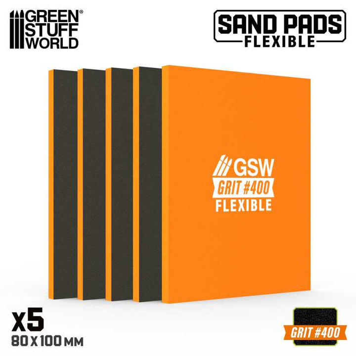 Flexible Sanding Pads 400 grit (Green Stuff World)