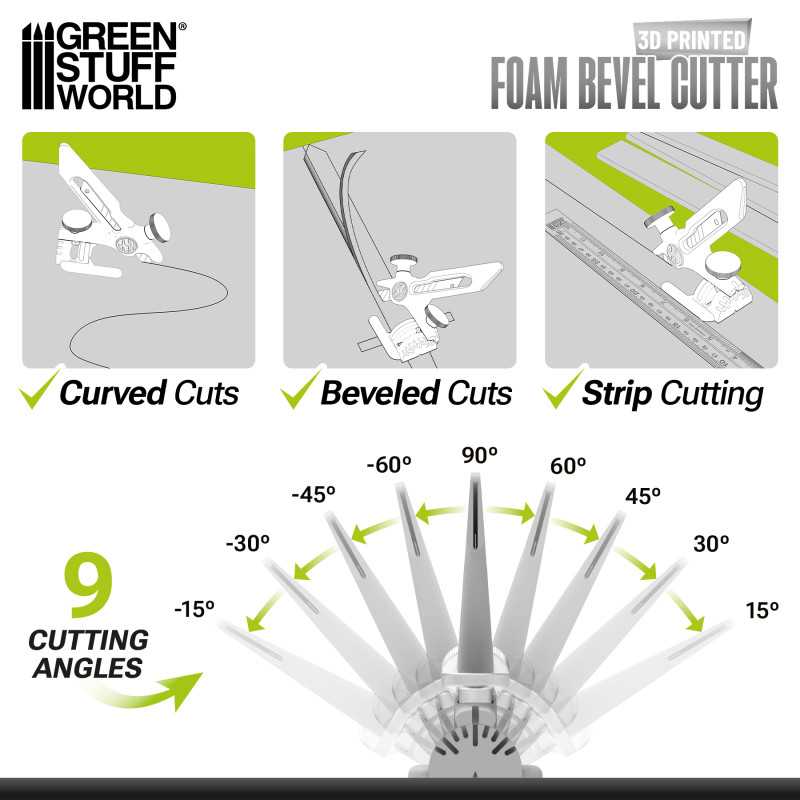 Foam Bevel Cutter (Green Stuff World)