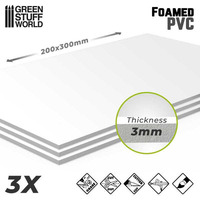 Foamed PVC 3 mm (Green Stuff World)