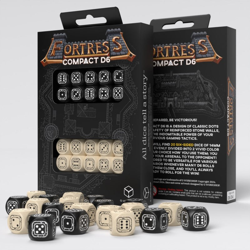 Fortress Compact D6: Black&Beige (Q-Workshop) (STCB03)