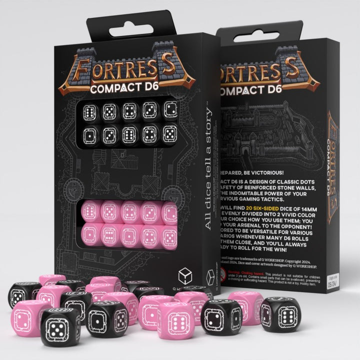 Fortress Compact D6: Black&Pink (Q-Workshop) (STCB05)