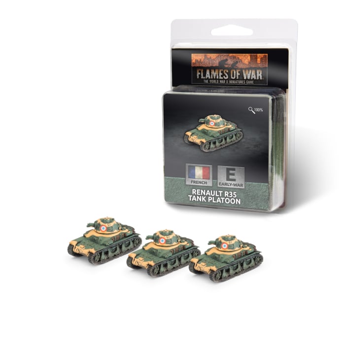 Flames of War: Renault R-35 Tank Platoon (FR031)