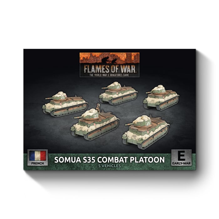 Flames of War: Somua S35 Tank Platoon (FRX10)