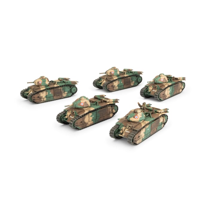 Flames of War: Renault Char B1 Tank Platoon (FRX11)