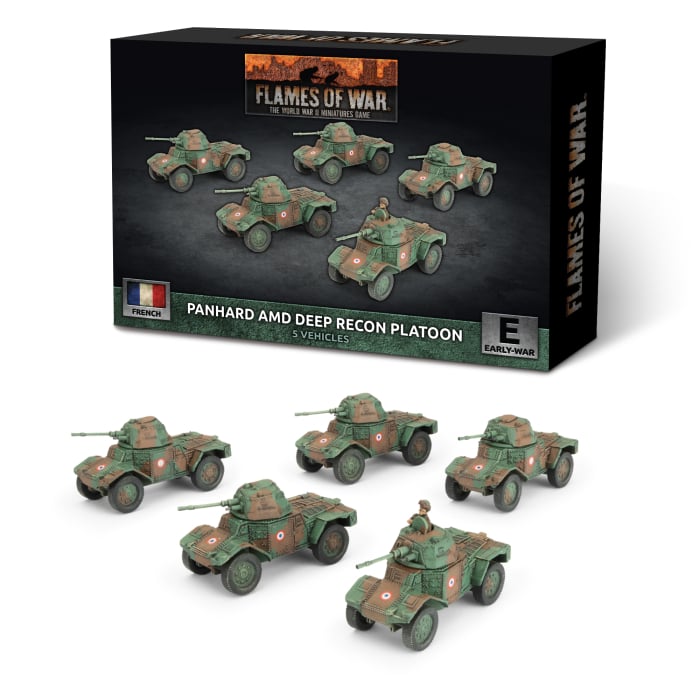 Flames of War: Panhard AMD Deep Recon Platoon (FRX12)