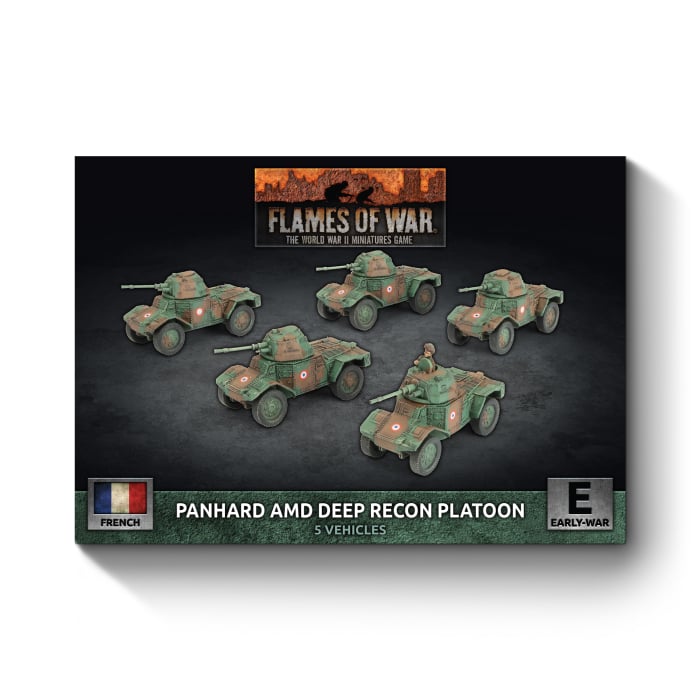 Flames of War: Panhard AMD Deep Recon Platoon (FRX12)