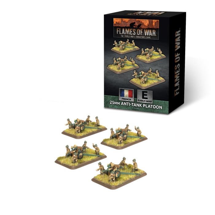 Flames of War: Hotchkiss 25mm Anti-tank Platoon (FRX14)