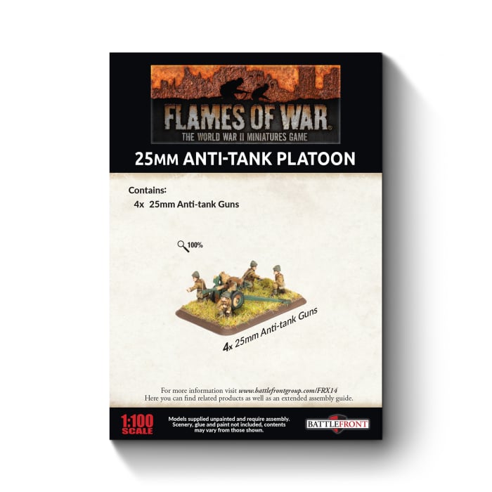Flames of War: Hotchkiss 25mm Anti-tank Platoon (FRX14)