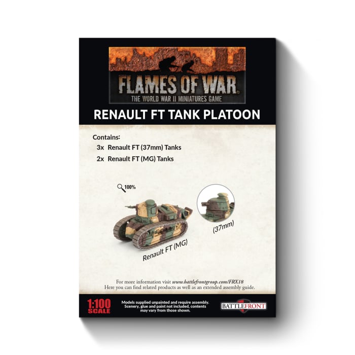 Flames of War: Renault FT Tank Platoon (FRX18)