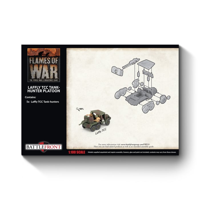 Flames of War: Laffly W15 TCC SP Anti-tank Platoon (FRX19)