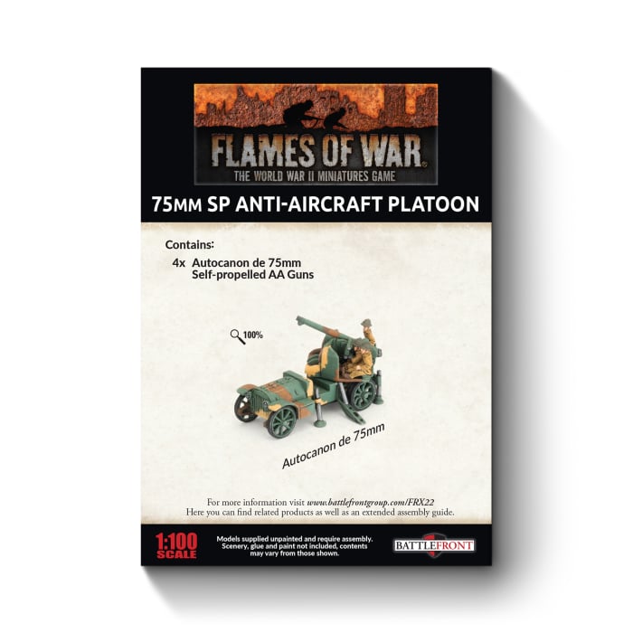 Flames of War: 75mm SP AA Platoon (FRX22)