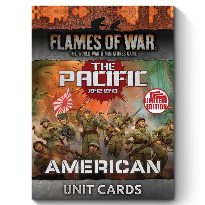 Flames of War: The Pacific - American Unit Cards (FW258UU)