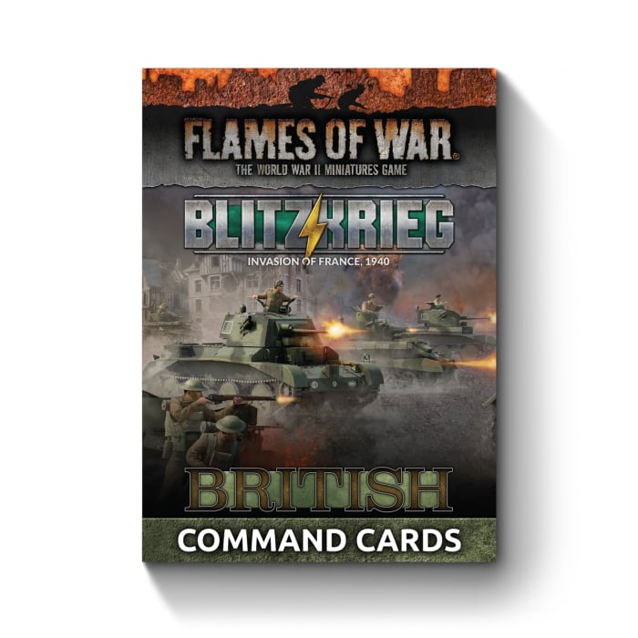 Flames of War: Blitzkrieg British Command Cards - Limited Edition (FW281BC)
