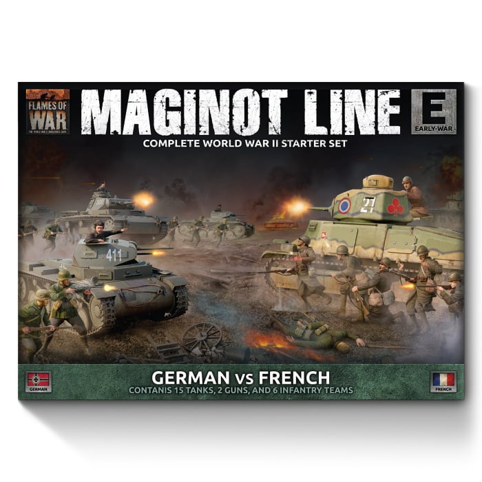 Flames of War: Maginot Line - German vs French Starter Set (FWBX17)