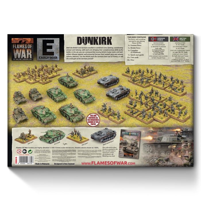 Flames of War: Dunkirk - British vs German Starter Set (FWBX18)