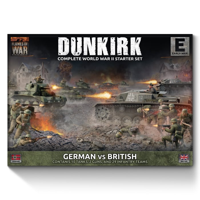 Flames of War: Dunkirk - British vs German Starter Set (FWBX18)