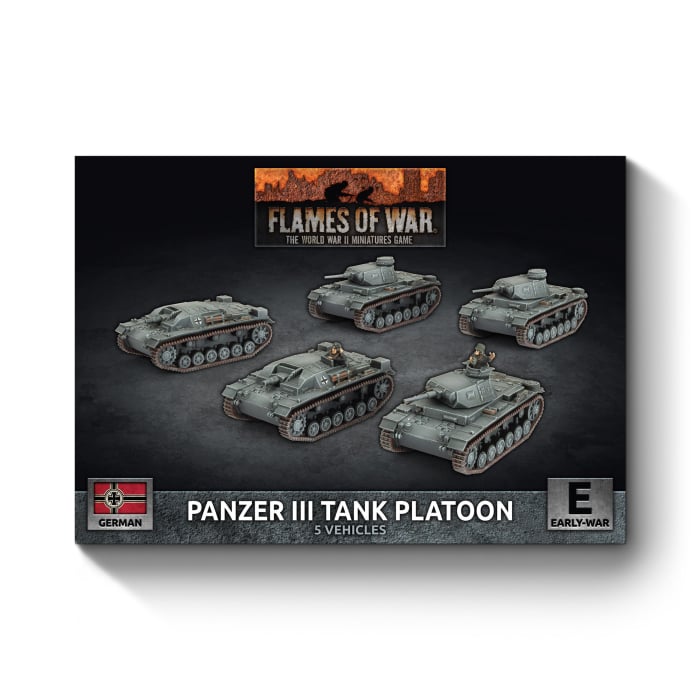Flames of War: Panzer III Tank Platoon (GBX199)
