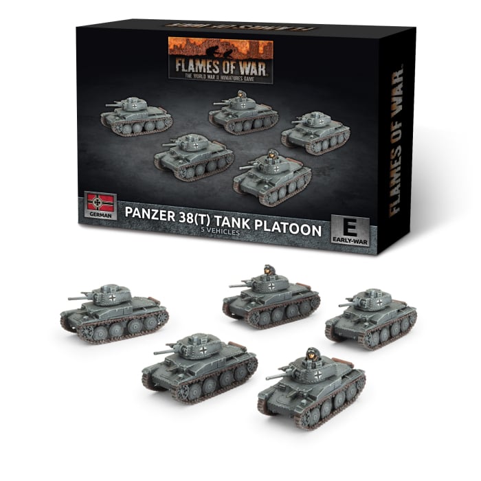 Flames of War: Panzer 38(t) Platoon (GBX200)