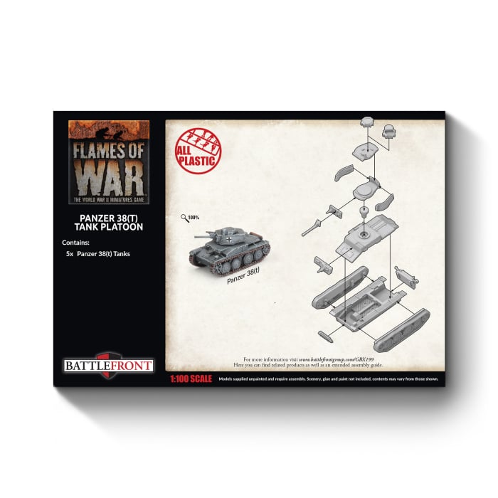 Flames of War: Panzer 38(t) Platoon (GBX200)