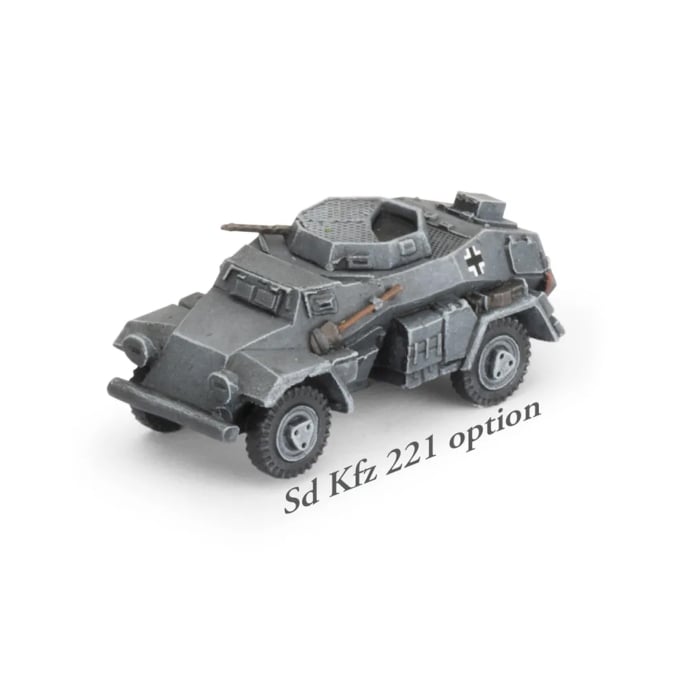Flames of War: Sd Kfz 222 / 221 Scout Troop (GBX201)